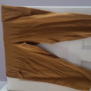 Womens linen blend cargo pants